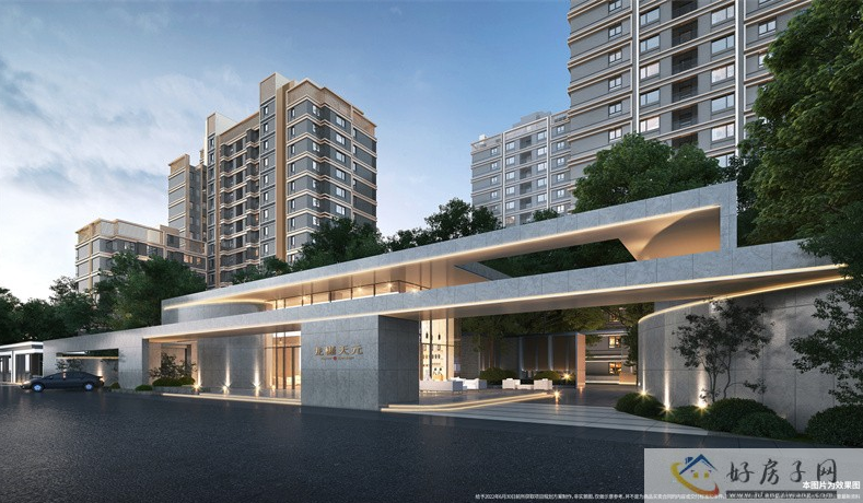 北京城建龙樾天元品质好不好?打造117-167平改善全明四居!            </h1>(图2)